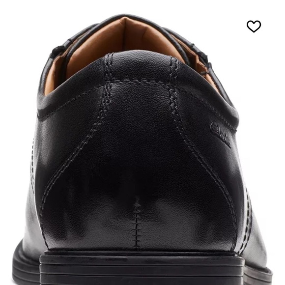 Clarks Collection Black Leather Cap Toe Extreme Comfort Oxfords Size 10M main image 12
